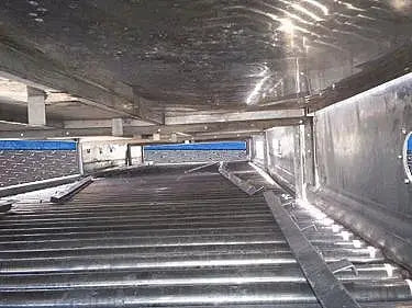 Stainless Steel Cooling Tunnel with Spray System