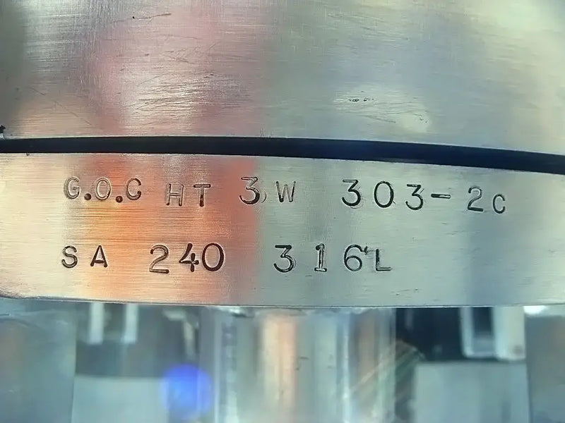 Recipiente a presión de acero inoxidable - 25 galones