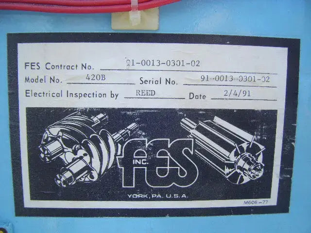 Paquete de compresor de tornillo rotativo FES 420B (Dunham-Bush 420B, 150 HP 230/460 V, micropanel de control FES)