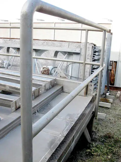 Stainless Steel Diamond Plate Mezzanine Work Platform with Hand Rails
