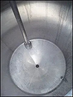 Tanque de mezcla aislado de carcasa única de acero inoxidable APV, 750 galones
