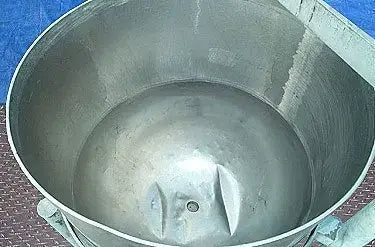 Hervidor de agua de una sola carcasa, 300 galones