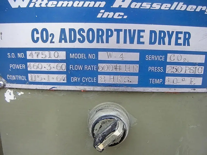 Wittemann Hasselberg CO2 Adsorptive Dryer