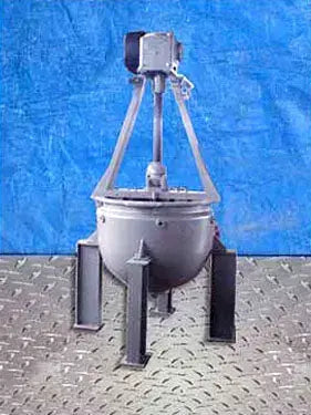 Sowers Manufacturing Company Cast Iron Jacketed Kettle with Sweep Agitation - 150 Gallon