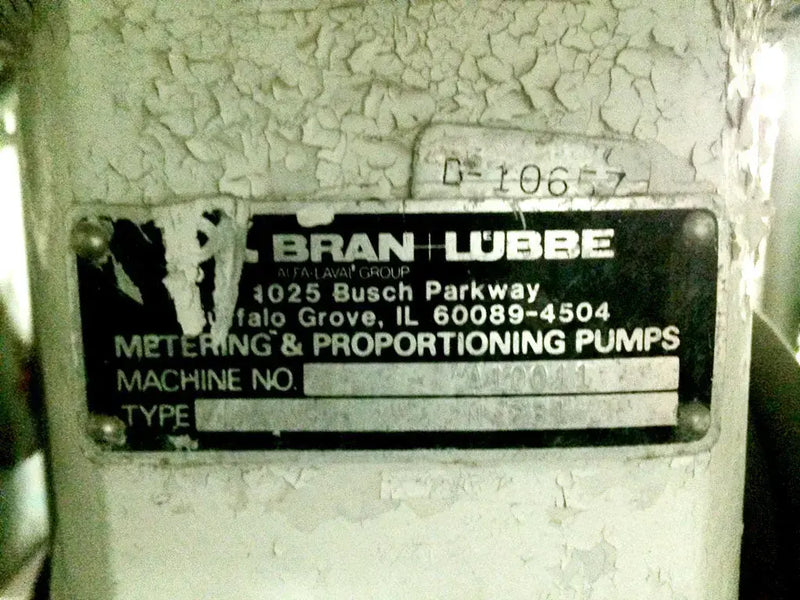 Bran Luebbe A10011 Pump