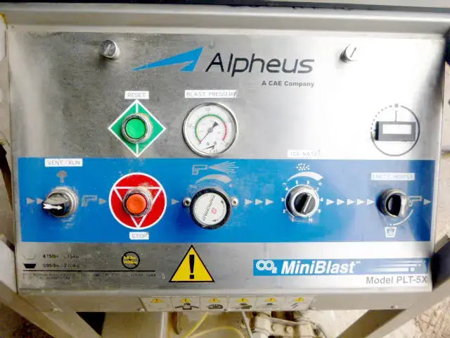Surplus Alpheus SDI-5 Dry Ice Blast Cleaning Machine in Hooks, Texas,  United States (GovPlanet Item #10526101)