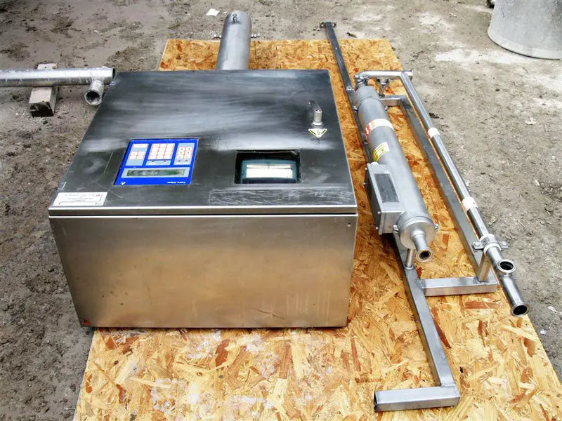 Stainless Steel Control Panel with Alfa Laval Components and Tetra Pak Liquid Density Transducer