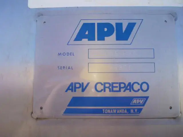 APV Stainless Steel Plate Heat Exchanger - 470 Sq. Ft.