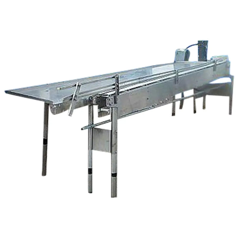 Extensión del transportador de mesa de acero inoxidable con mesa de trabajo