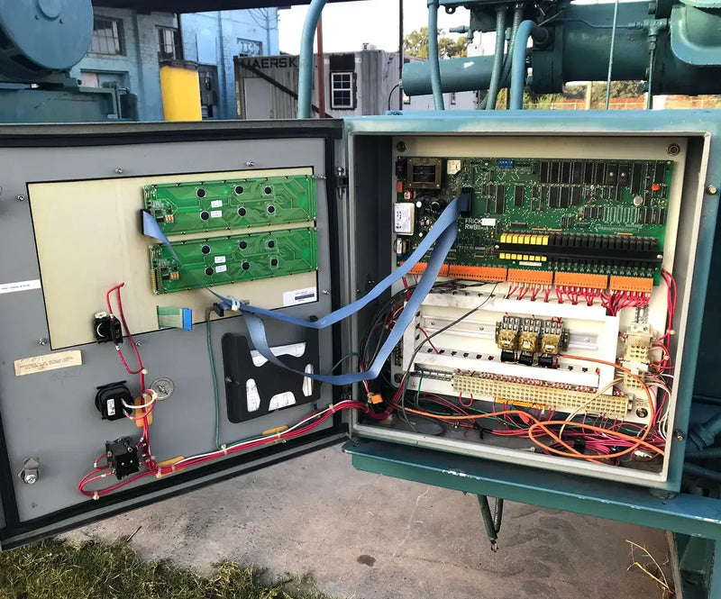 Frick Rotary Screw Compressor Package (Dunham-Bush 106, 500 HP 460 V, Frick Micro Control Panel)