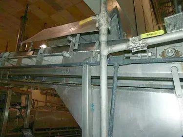 Flat Belt Plastic Water Drain Conveyor