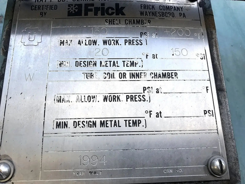 Frick RDB-546 Rotary Screw Compressor Package (Frick TDSL283XL, 400 HP 4160 V, Frick Micro Control Panel)