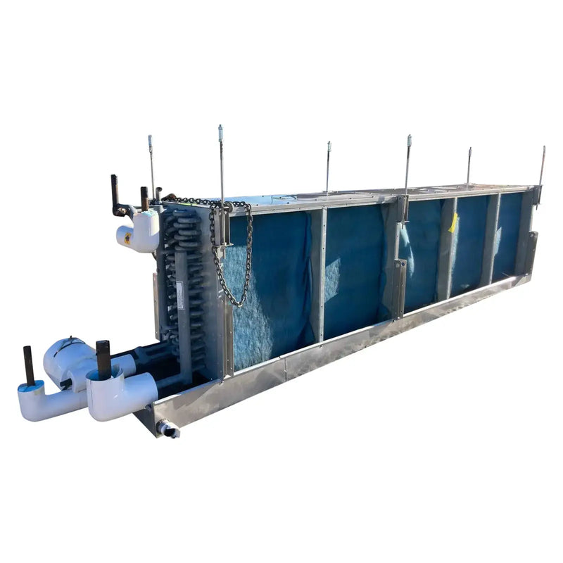 Bobina evaporadora de amoníaco Frick SCS 584TH RH1 - 22,5 TR, 5 ventiladores (temperatura baja/media)