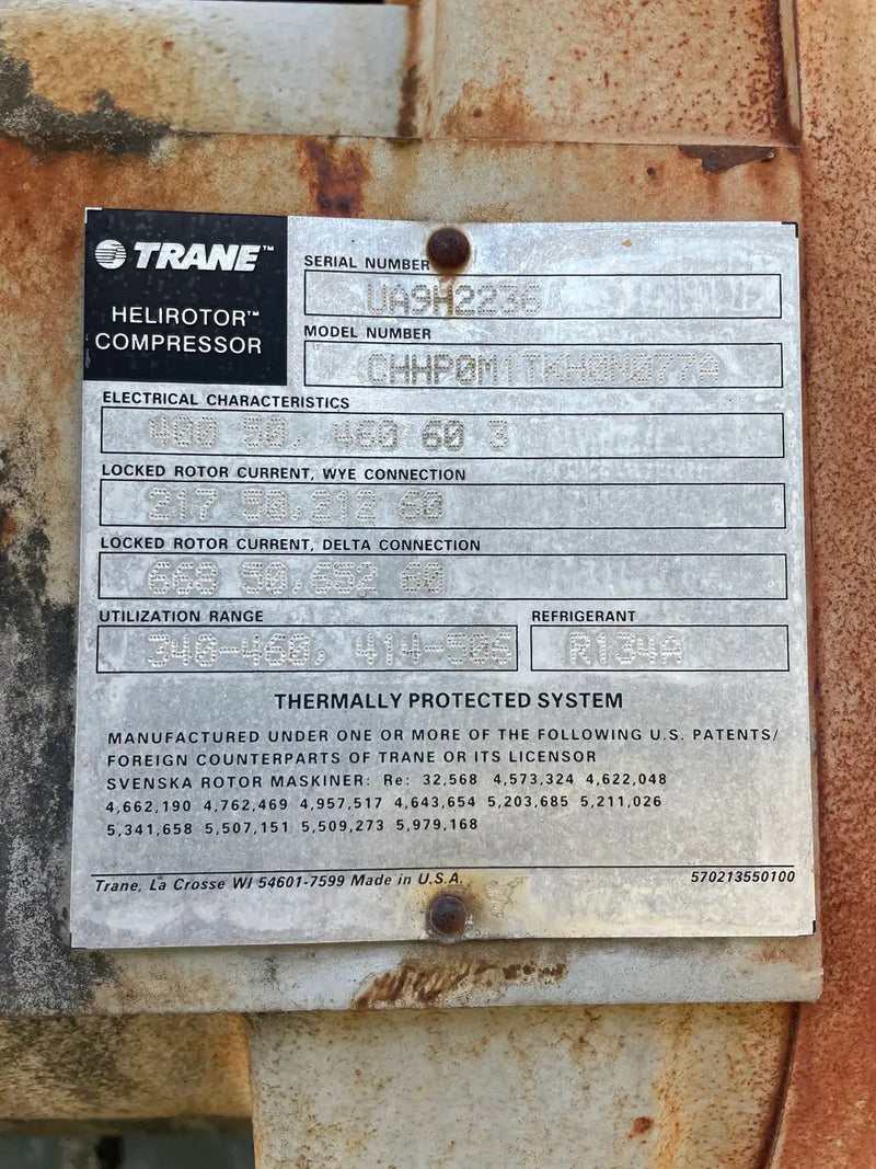 Trane RTAC-1554 Air-Cooled Chiller (155 Tons)
