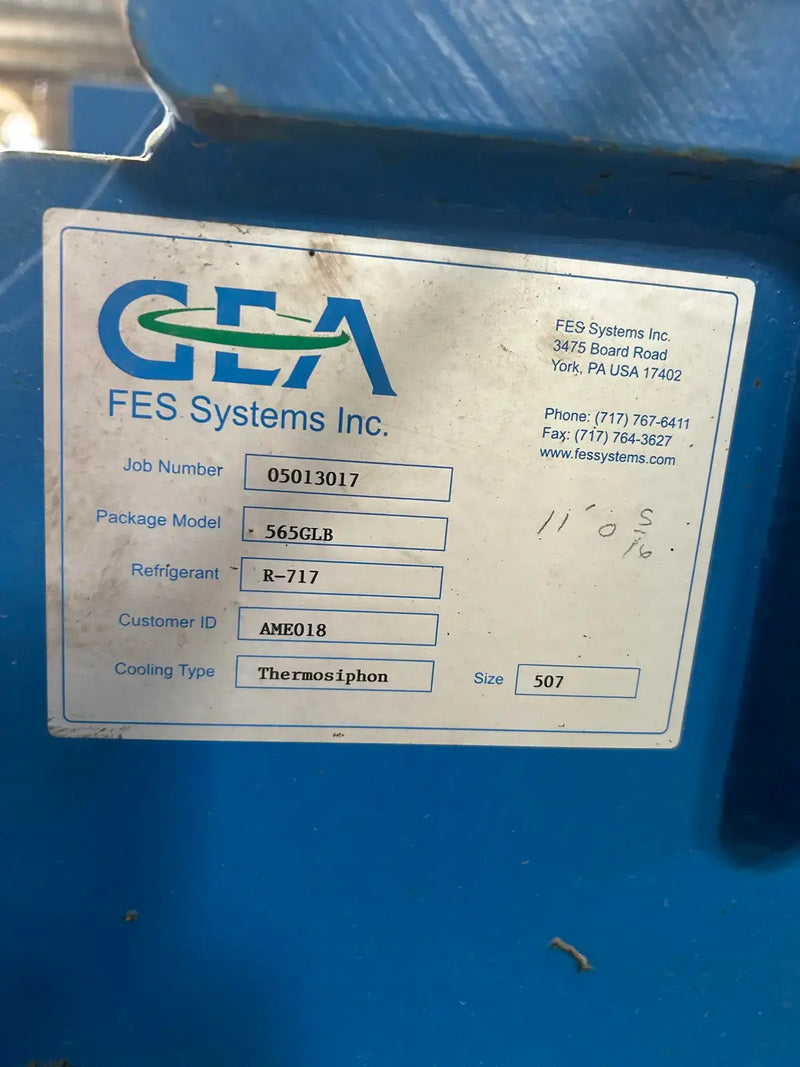 GEA 565-GLB Rotary Screw Compressor Package (GEA Y-1, 250 HP 460 V, GEA III Micro Control Panel)