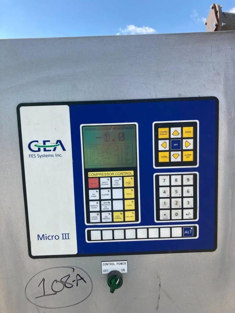 FES Rotary Screw Compressor Package (GEA N-5, 250 HP 460 V, GEA/FES Micro Control Panel)