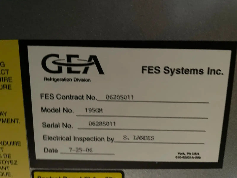 FES Rotary Screw Compressor Package (GEA N-5, 250 HP 460 V, GEA/FES Micro Control Panel)