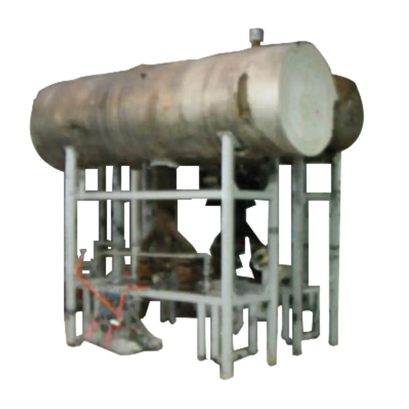Recirculador de amoníaco horizontal: 12 pies de largo x 4 pies de diámetro.