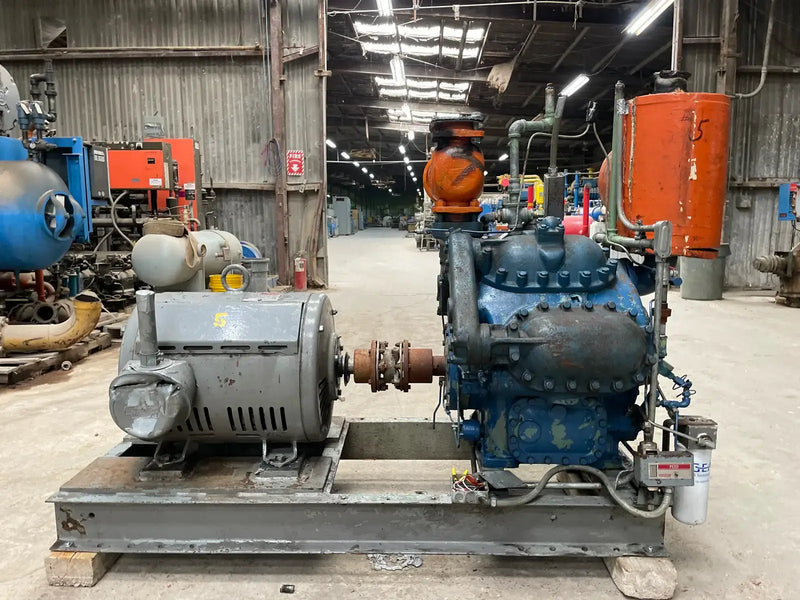 York A3089 8-Cylinder Reciprocating Compressor Package (75 HP 230/460