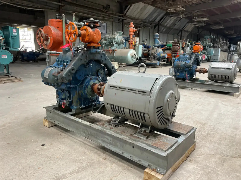 York A3089 8-Cylinder Reciprocating Compressor Package (75 HP 230/460