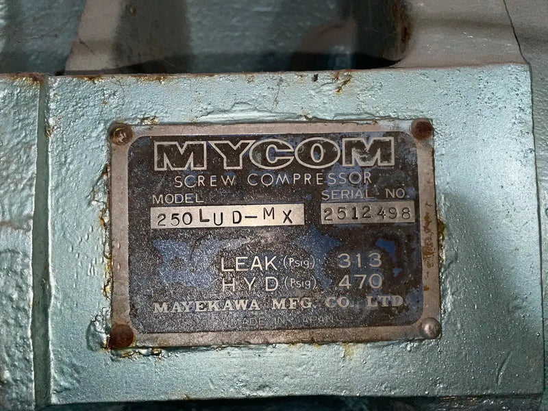 FES 575 Rotary Screw Compressor Package (Mycom 250L, 700 HP 4000/2300 V, FES Micro Control Panel)