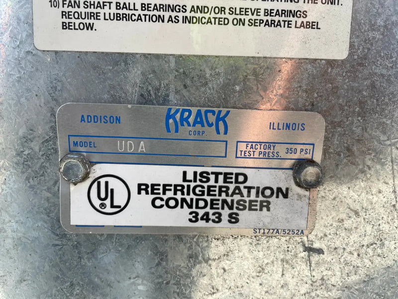 Krack PCS2L-5310-4-5-RBA-HGU-LH Bobina evaporadora de amoníaco - 2 ventiladores (baja temperatura)