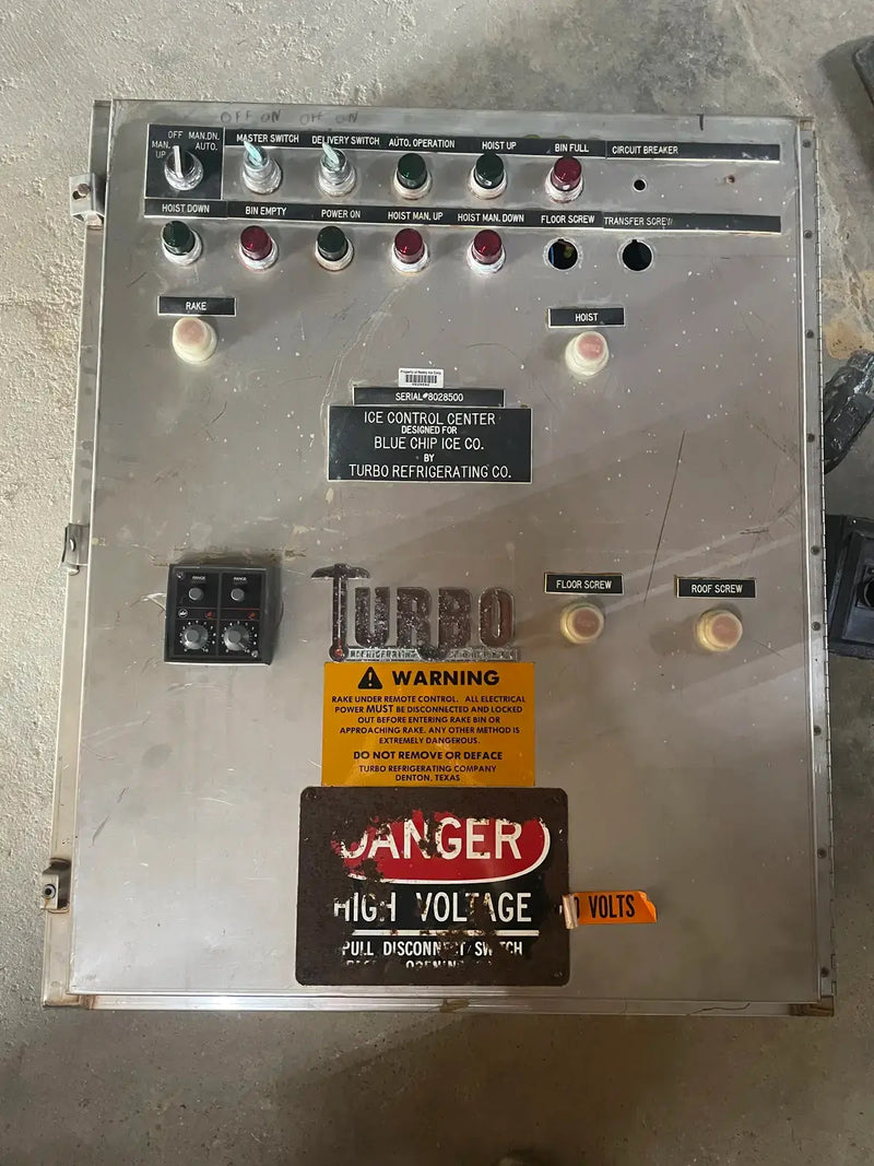 Sistema automático de rastrillo de hielo Turbo Ice (300 toneladas por día)