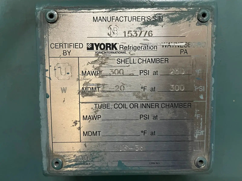 Paquete de compresor de tornillo rotativo Frick RWF-II-270B (Frick SGC, 159 BHP, panel de control Quantum HD)