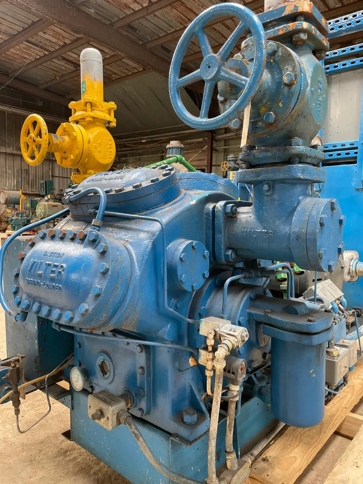 Vilter 448 8-Cylinder Reciprocating Compressor Package (125 HP, 460V,