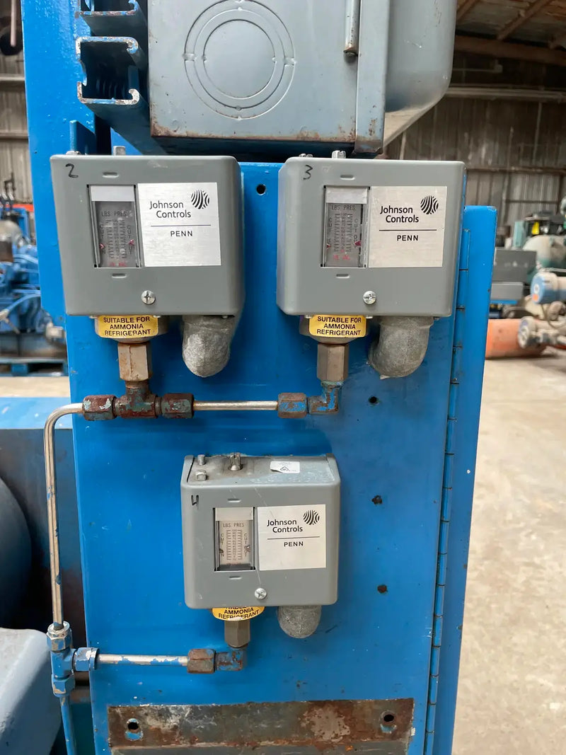 Vilter 448 8-Cylinder Reciprocating Compressor Package (125 HP, 460V,