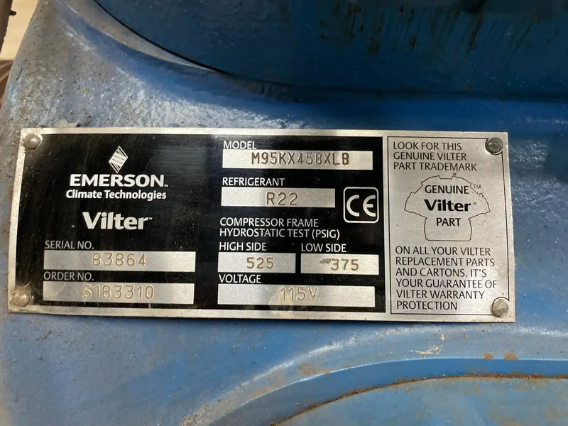 Compresor alternativo desnudo Vilter 458XL de 8 cilindros