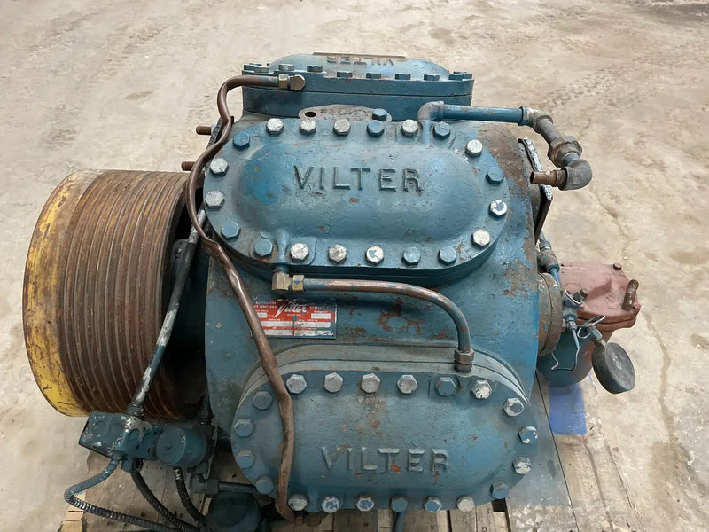 Compresor alternativo desnudo Vilter 448 de 8 cilindros
