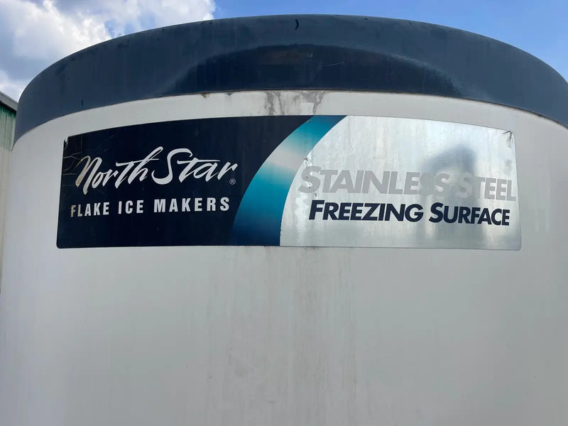 Máquina de hielo North Star Ice de acero inoxidable M90-SS-2011 (refrigeración por amoníaco, 40 toneladas por día)