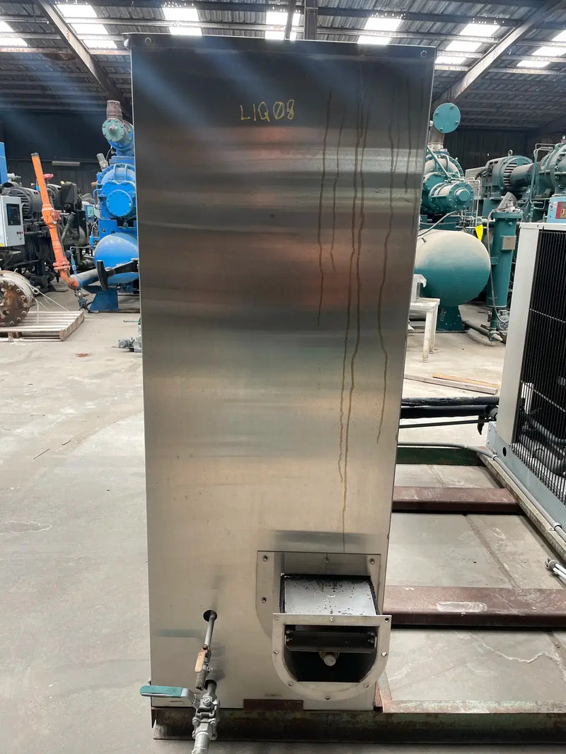 Máquina de hacer hielo con placa Artic-Temp de acero inoxidable 1500RCU (refrigeración con halocarbono (freón), 5 toneladas por día, poco uso)