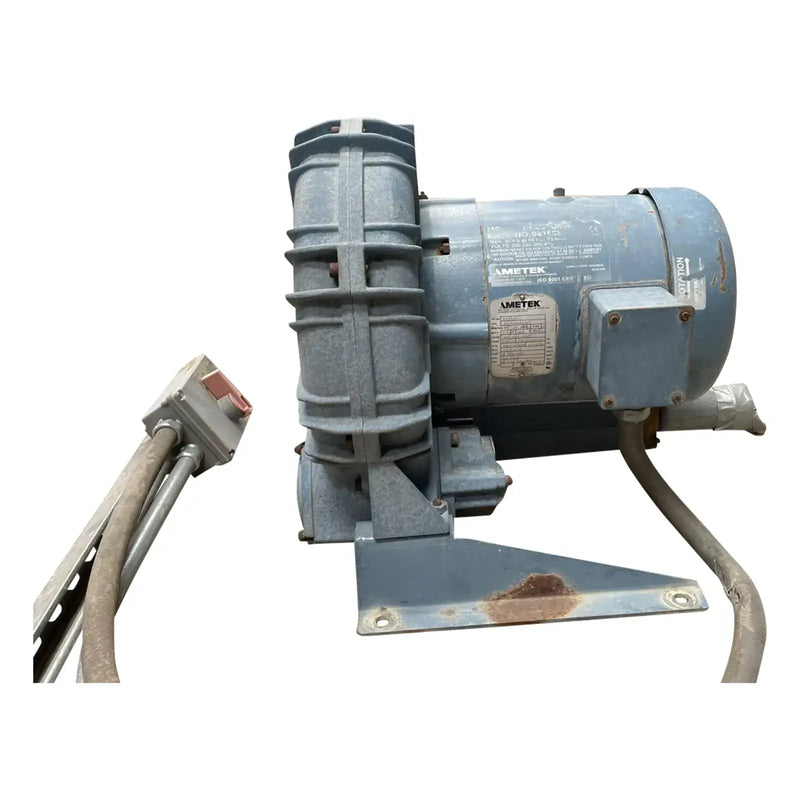 AMETEK Rotron DR833 Regenerative Blower (5 HP, 3450 RPM)