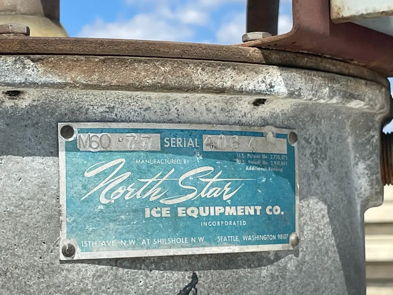 Máquina de hielo en escamas North Star Carbon Steel M60-77 (refrigeración con halocarbono (freón), 45 toneladas por día)