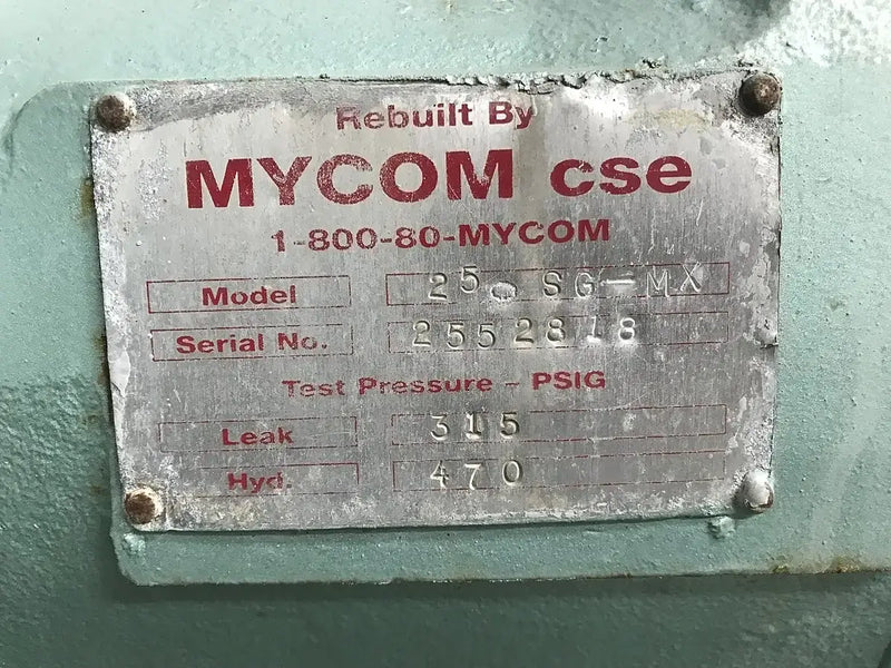 Mycom 250SU-MX Rotary Screw Compressor Package (Mycom 250SU-MX, 575 HP 2400/4160 V, Mycom Micro Control Panel)