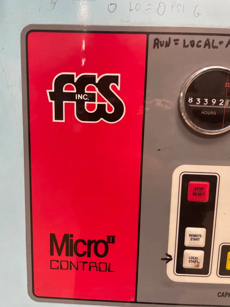 Paquete de compresor de tornillo rotativo FES 225E (Mycom 200MUD/5.8, 250 HP 230/460 V, micropanel de control FES)