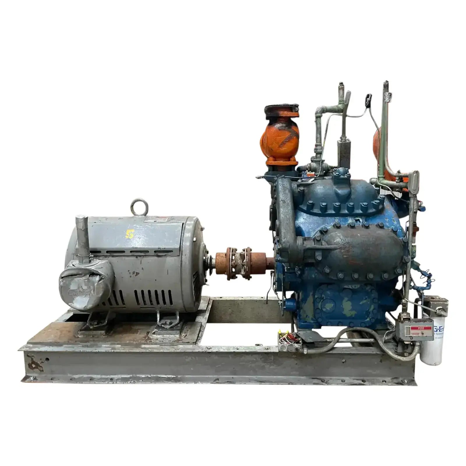 York A3089 8-Cylinder Reciprocating Compressor Package (75 HP 230/460
