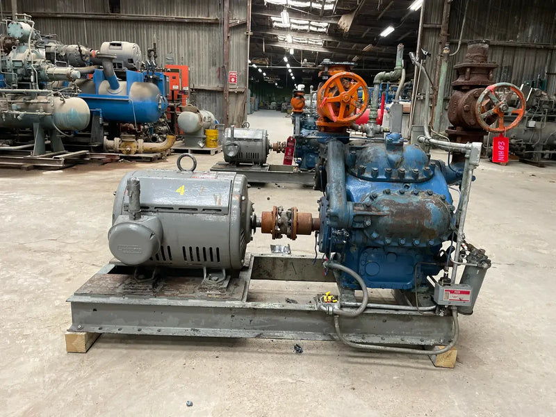 York A3089 8-Cylinder Reciprocating Compressor Package (75 HP 230/460
