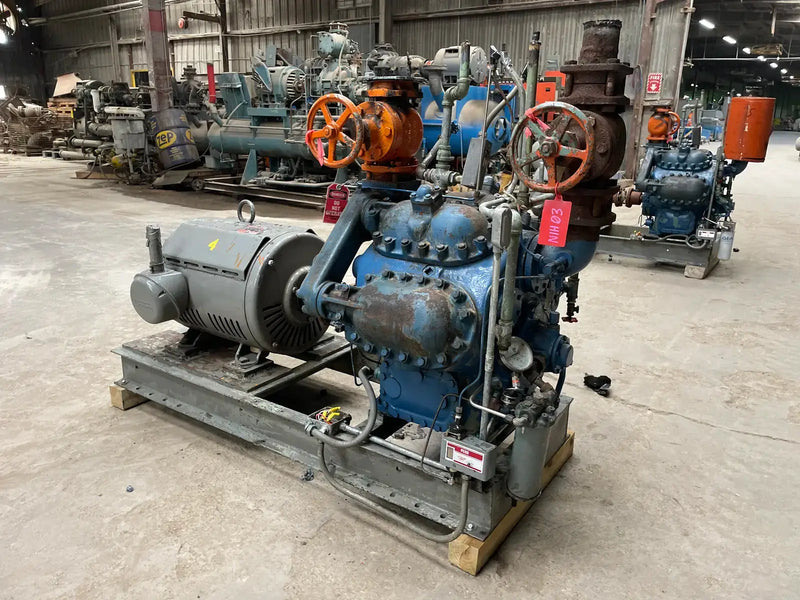 York A3089 8-Cylinder Reciprocating Compressor Package (75 HP 230/460