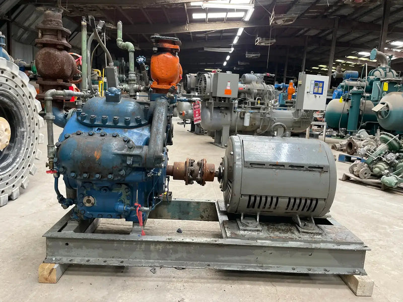 York A3089 8-Cylinder Reciprocating Compressor Package (75 HP 230/460