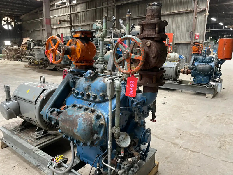 York A3089 8-Cylinder Reciprocating Compressor Package (75 HP 230/460