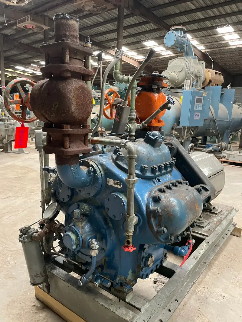 York A3089 8-Cylinder Reciprocating Compressor Package (75 HP 230/460