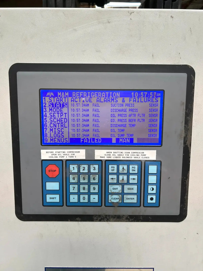 M&M M100199G2 Screw Compressor Micro Control Panel