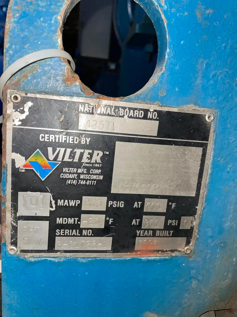 Vilter VSS-751 Rotary Screw Compressor Package (Vilter VSS-751, 350 HP 460 V, M&M Micro Control Panel)
