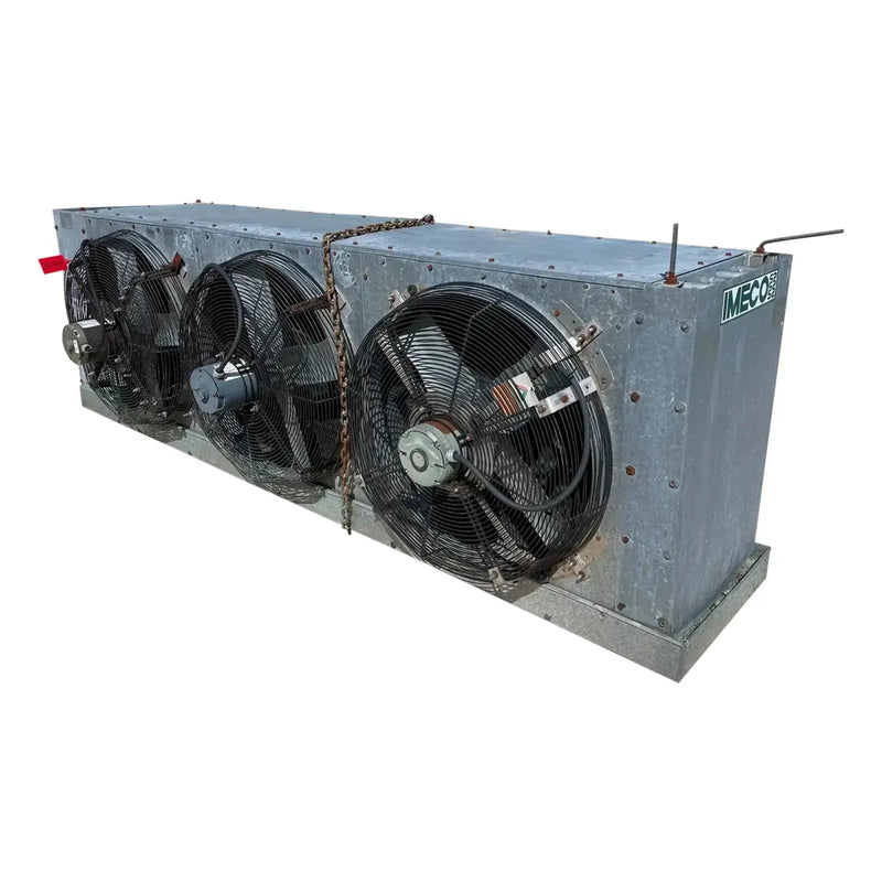 Serpentín evaporador de amoníaco Imeco GPX340L8-1230 - 15 TR, 3 ventiladores (baja temperatura)