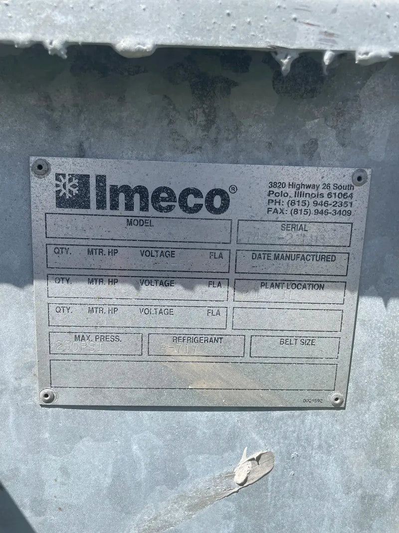 Imeco ICB-4C-606-3-5 Ammonia Evaporator Coil - 34 TR,  4 Fans (Low Temperature)