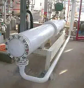 Intercambiador de calor de carcasa y tubos horizontales Nooter