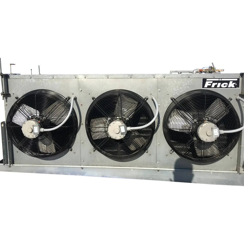 Serpentín evaporador de amoníaco Frick SCS 364TH RH2 - 10 TR, 3 ventiladores (temperatura baja/media)